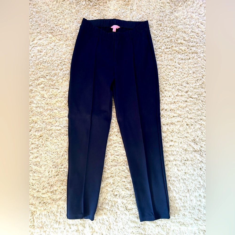 Lilly Pulitzer Navy Stretch Pant